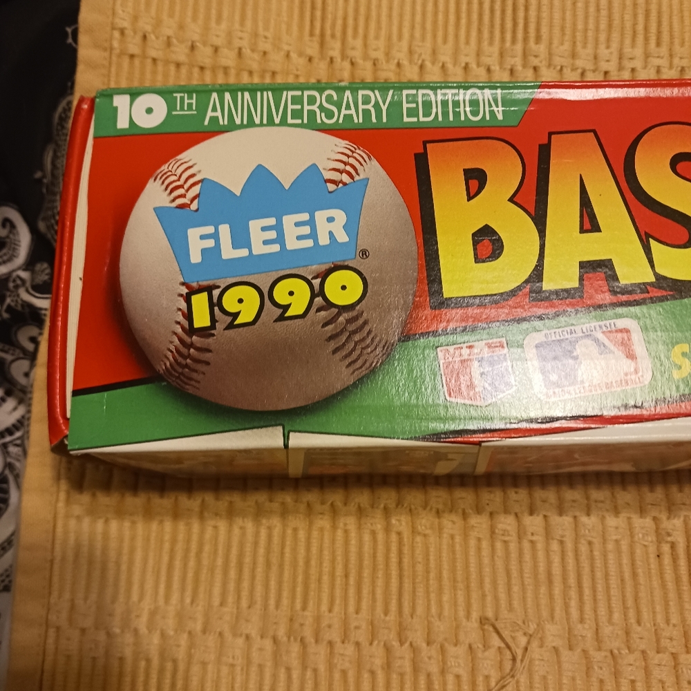 NOS 1990 Fleer Baseball Card Set - Picture 2 of 6